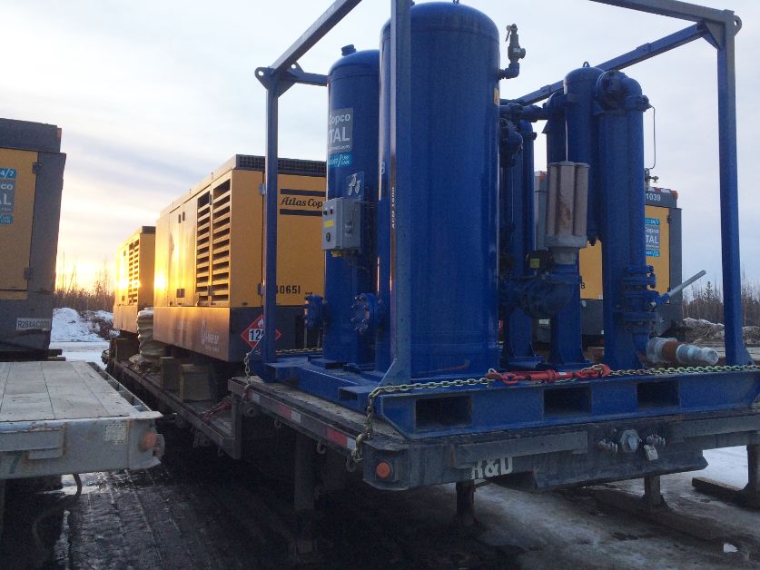 Atlas Copco Rental delivers equipment in complex phases of pipeline project