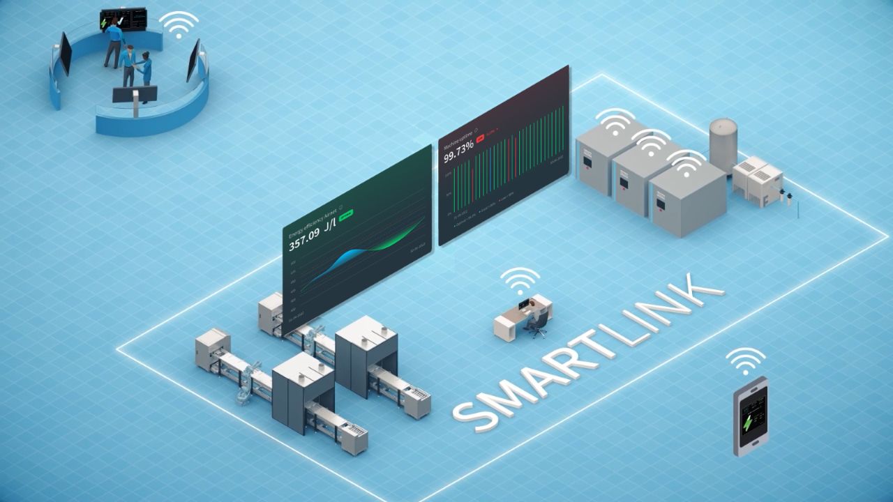 monitoraggio del compressore d'aria