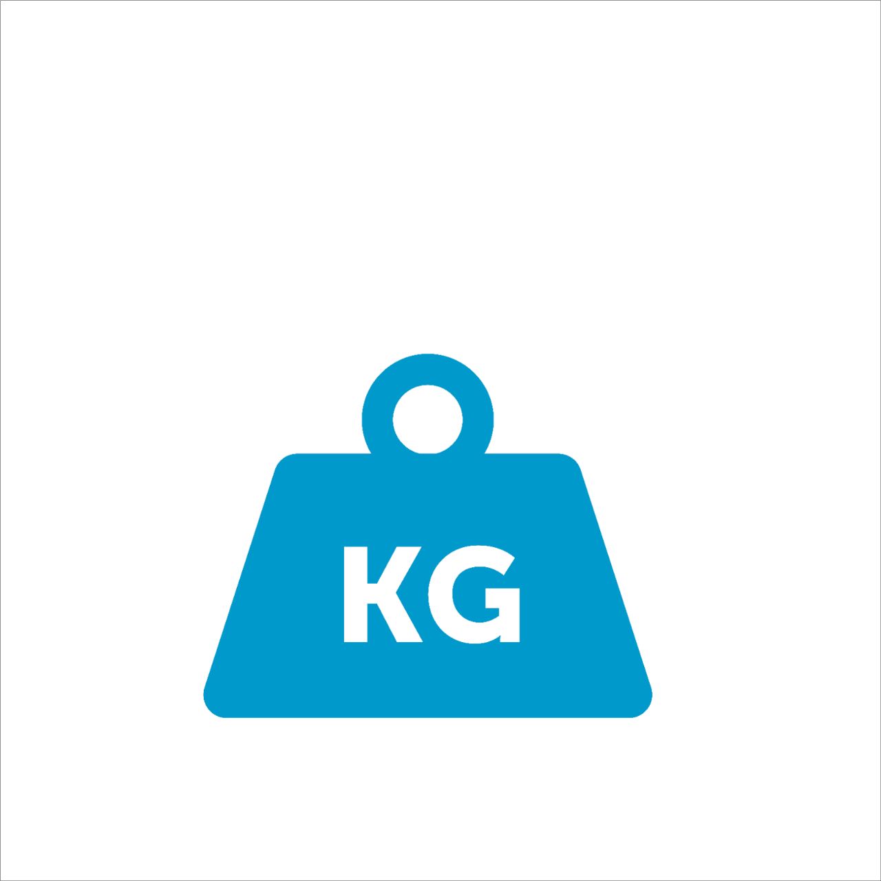 Weight no bad vibes icon blue Weight icon blue no bad vibes
